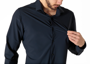 CAMISA TECH REGGINO POLIAMIDA STRETCH AZUL